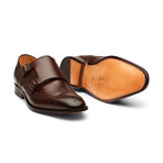 Wingtip Brogue Double Monkstrap // Dark Brown (US: 8)