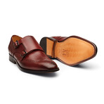 Wingtip Brogue Double Monkstrap // Burgundy (US: 10)