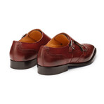 Wingtip Brogue Double Monkstrap // Burgundy (US: 7)