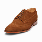 Wingtip Derby Brogue // Cognac Suede (US: 7)