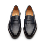 Penny Loafer // Crocodile Navy (US: 10)