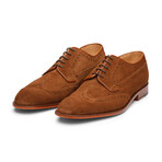 Wingtip Derby Brogue // Cognac Suede (US: 8)