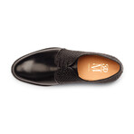 Plain Toe Derby // Woven Black (US: 7)