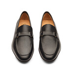 Lorenzo Leather Loafers // Black Grain (US: 7)