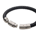 Genuine Leather Bracelet // Black