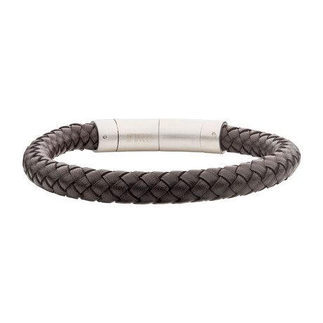 Genuine Leather Bracelet // Brown