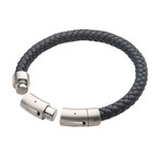 Genuine Leather Bracelet V2 // Gray