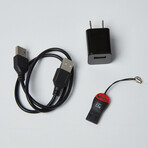 USB Charger Camera + Micro SD Reader + 32GB Internal Memory