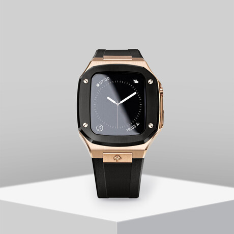 Apple Watch Case // 40mm // Rose Gold + Jet Black