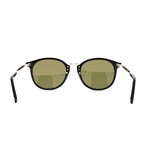 Saint Laurent // Unisex SL130 Sunglasses // Black + Crystal