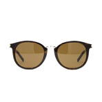 Saint Laurent // Unisex SL130 Sunglasses // Havana