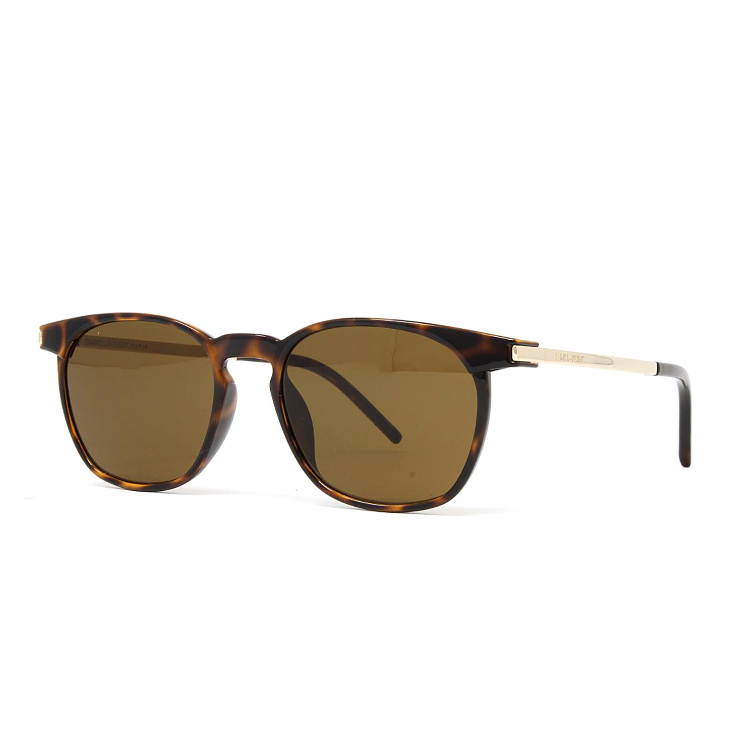 Yves Saint Laurent // Men's SL240 Sunglasses // Havana + Gold - Premium ...