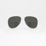 Saint Laurent // Unisex Classic11 Sunglasses // White