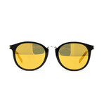 Saint Laurent // Unisex SL130 Sunglasses // Black + Crystal