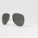 Saint Laurent // Unisex Classic11 Sunglasses // White