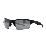 Oakley // Men's Half Jacket OO9154 Polarized Sunglasses // Polished Black