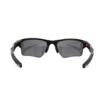 Oakley // Men's Half Jacket OO9154 Polarized Sunglasses // Polished Black