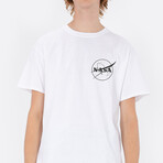 NASA Logo Heart T-Shirt // White (Small)