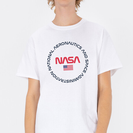 NASA Circle Definition T-Shirt // White (Small)