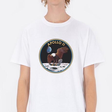 Apollo 11 Eagle T-Shirt // White (Small)