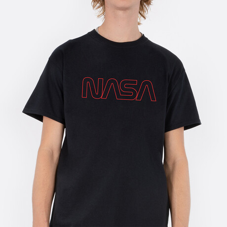NASA Worm T-Shirt // Black (Small)