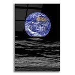 Earth from Moon (16"H x 12"W x 0.13"D)