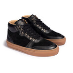 Leon Bis Homme Sneaker // Black (Men's EU Size 42)