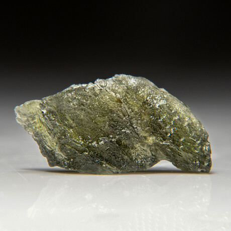 Genuine Moldavite Tektite Nugget (3 grams) in Display Box // 1.5 g