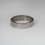 Genuine Polished Muonionalusta Meteorite Ring // Size 11
