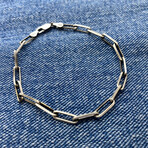 Elongated Link Chain Bracelet