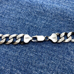 Double Sides Desgin Curb Chain Bracelet