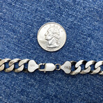 Double Sides Desgin Curb Chain Necklace (18" // 55.7g)