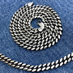 Detailed Curb Chain Necklace (18" // 52.3g)