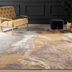 Calabria Marbled Earthy Abstract (7'6" x 9'6")