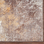 Calabria Marbled Earthy Abstract (2' x 3')