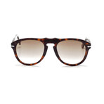 Men's Original 649 Sunglasses // Havana + Crystal + Brown Gradient