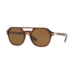 Men's Polarized Aviator Sunglasses // Tortoise + Brown