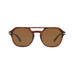 Men's Polarized Aviator Sunglasses // Tortoise + Brown