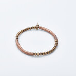 Dell Arte // Rock Style Metal Bracelet // Copper