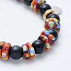 Dell Arte // Savana Sunset Bead Bracelet // Multicolor