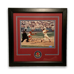 Carl Yastrzemski // Boston Red Sox // Signed + Framed Photograph + Coin + Inscription