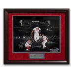 Mookie Betts, Jackie Bradley Jr. & Andrew Benintendi // Boston Red Sox // Signed + Framed Photograph