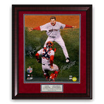Jonathan Papelbon & Jason Varitek // Boston Red Sox // Signed + Framed Photograph