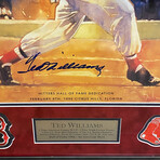 Ted Williams // Boston Red Sox // Signed + Framed Photograph