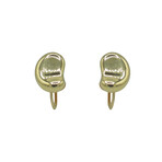 Tiffany & Co. // 18k Yellow Gold Elsa Peretti Bean Earrings // Pre-Owned
