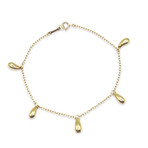 Tiffany & Co. // 18k Yellow Gold Elsa Peretti Teardrop Bracelet // 7" // Pre-Owned