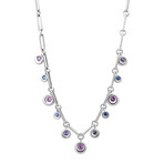 Chaumet // 18k White Gold Sapphire Necklace // 18" // Pre-Owned