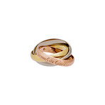 Cartier // 18k Yellow Gold + 18k White Gold + 18k Rose Gold Le Must De Cartier Trinity Ring // Ring Size: 6 // Pre-Owned