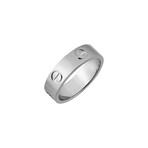 Cartier // 18k White Gold Love Ring I // Ring Size: 6.25 // Pre-Owned