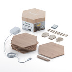 Nanoleaf Elements Wood Look Smarter Kit // 7 Panels